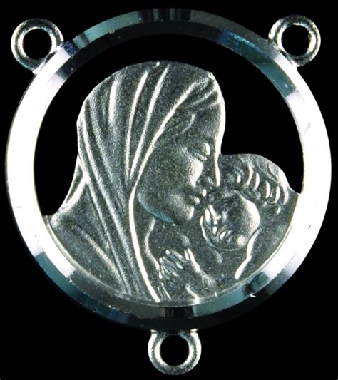 Sterling Silver Madonna And Child Center 1319