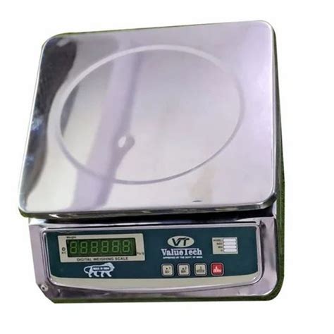 Value Tech Stainless Steel Table Top Electronic Weighing Scale Kg