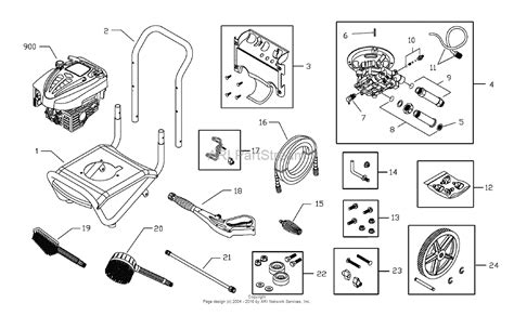 Briggs And Stratton Power Products 020240 2 2 550 PSI Troy Bilt Parts