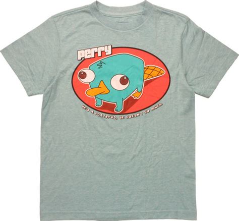 Phineas And Ferb Perry Platypus Youth T Shirt