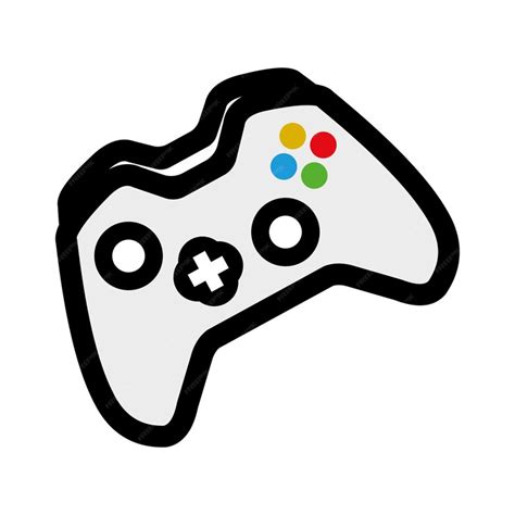 Premium Vector A White Controller With A Green And Red Sticker That