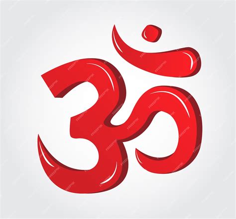 Premium Vector Om Isolated Hindu Religious Symbol Happy Diwali Indian Spiritual Sign