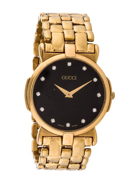 Gucci 3400m Watch Yellow Guc86128 The Realreal