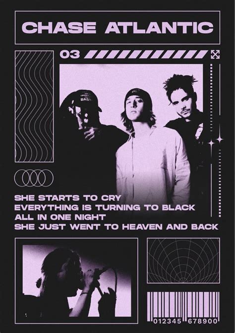 Chase Atlantic Poster в 2024 г Графические постеры