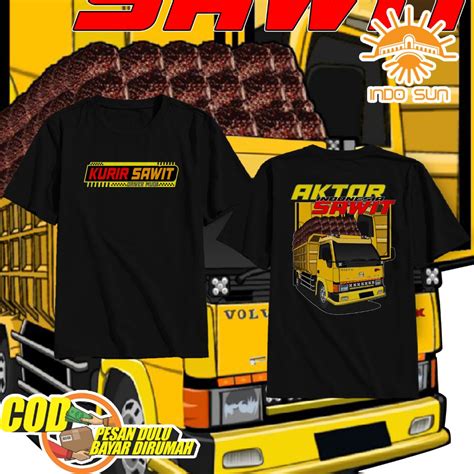 Jual Indosun T Shirt Kaos Distro Mobil Aktor Sawit Kaos Driver Muda