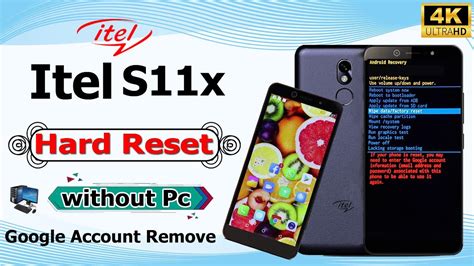 How To Itel S11x Hard Reset Itel S11x Pattern Pin Password Remove Without Pc 2024 Youtube