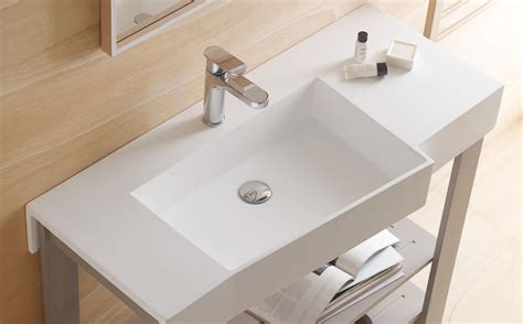 Livorno Lavabos Solid Surface Rectangular Bathco