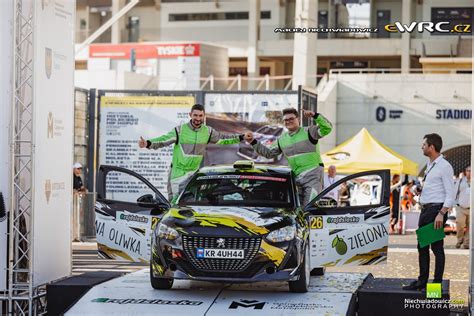 Kowalczyk Hubert Hryniuk Jarosław Peugeot 208 Rally4 Rajd Śląska 2023