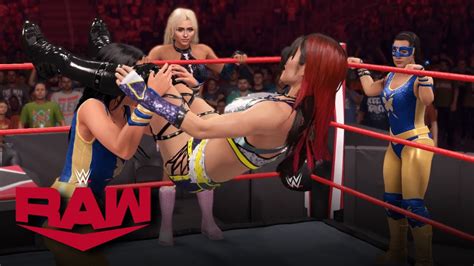 Wwe K Raw Damage Ctrl Vs Tiffany Stratton Nikki A S H Meilee