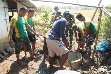 Yonif Mekanis Raider 412 Divif 2 Kostrad Bersama Masyarakat Laksanakan