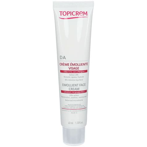 TOPICREM DA Protect Crème émolliente pour le visage 40 ml farmaline be