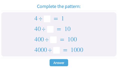 Number Patterns Practice With Math Games