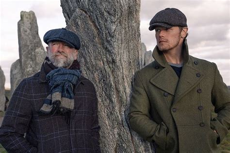 New Hq Stills Of Sam Heughan Graham Mctavish From Men In Kilts