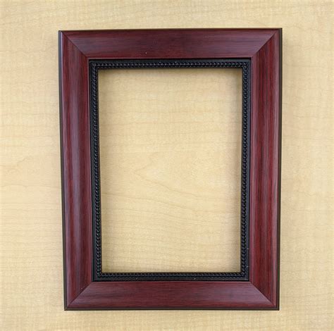 Mahogany Frames With Beaded Lip 5x7 8x10 85x11 11x14 And More Etsy