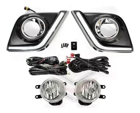 Kit Neblinero Con Tapa Led Toyota Hilux Revo 2015 2020 Envío gratis