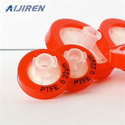 PTFE Red Syringe Filter for HPLC--Aijiren Vials for HPLC/GC