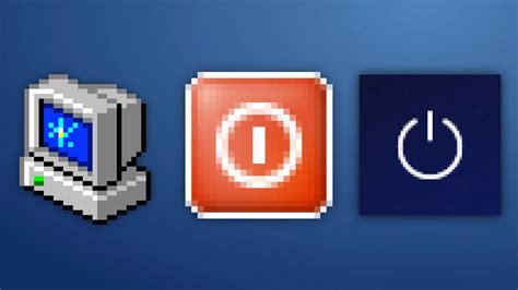 Windows Shutdown Icon Evolution YouTube