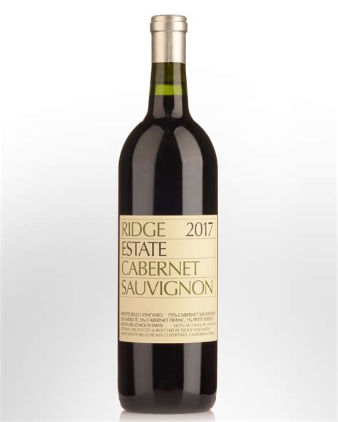 2017 Ridge Vineyards Cabernet Sauvignon Nicks Wine Merchants