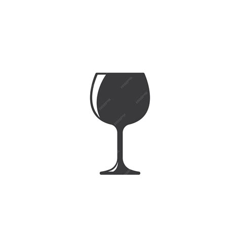 Premium Vector Wine Glass Logo Icon Vector Illustration Design