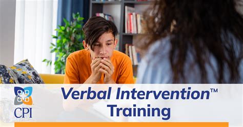 Verbal Intervention Cpi Training Crisis Prevention Institute Cpi