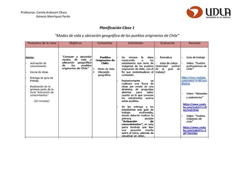 Calaméo Planificacion Pueblos Originarios Clase 1