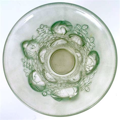 Proantic Ren Lalique Vase Saint Fran Ois Verre Blanc Patin