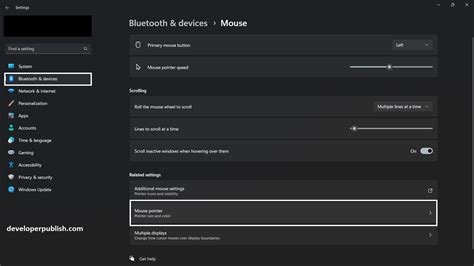 change mouse pointer style color  size  windows