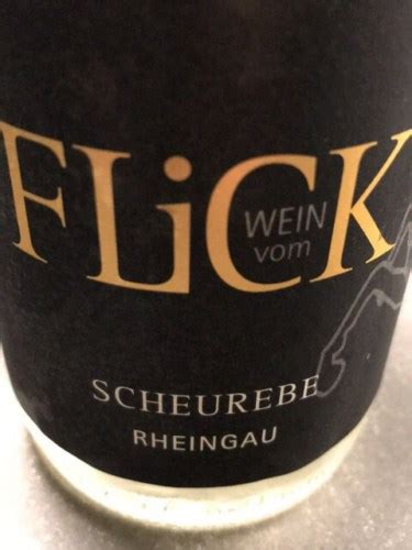 Weingut Flick Scheurebe Vivino Us