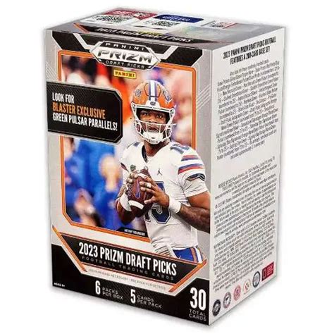 NFL Panini 2023 Prizm Draft Picks Football Trading Card MEGA Box 6