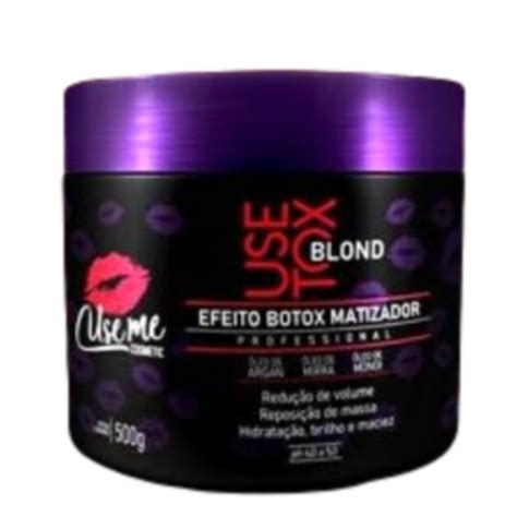 Btox Matizador Use Me Efeito Botox Matizador Use Tox Blond 500g