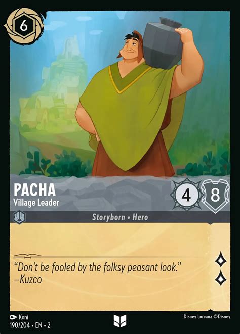 Pacha Village Leader Lorcana Card Lorcana Gg