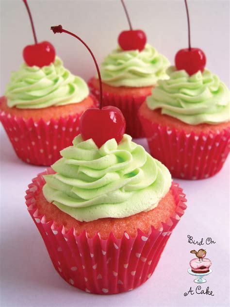 Bird On A Cake Easy Cherry Limeade Cupcakes