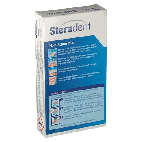 Steradent Triple Action Plus 90 Compresse 90 Pz Redcare