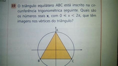 O Triângulo Equilátero Abc Está Inscrito Na Circunferência