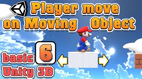 Learn Unity 3d Basic Player Move On Moving Object Visual Scripting Tutorial Part 6 Youtube