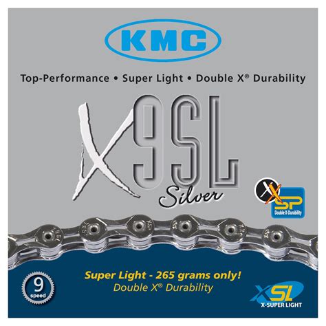 Cadena KMC X9SL Silver 9V LordGun Tienda De Bicicletas Online