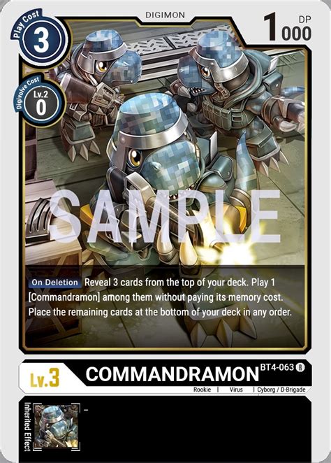 COMMANDRAMON DIGIMON CARD META