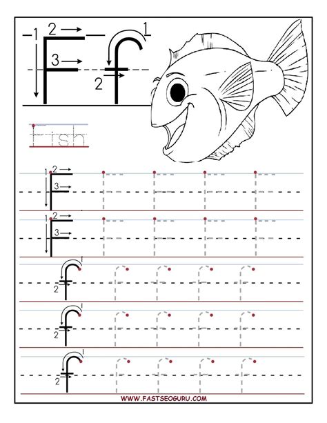 F Letter Tracing