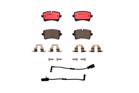 Audi Disc Brake Pad Kit Front And Rear Ceramic 8R0698151S Brembo