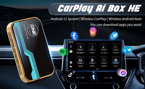 Amazon.com: Wireless CarPlay Magic Ai Box & Android Auto Wireless ...