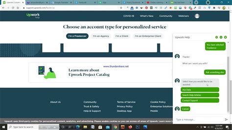 How To Contact Upwork Support Youtube