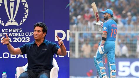 World Cup Virat Kohli Gets Emotional After Matching Sachin