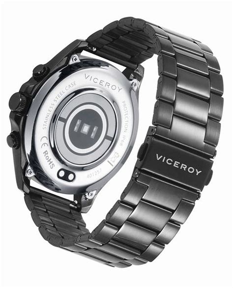 Smartwatch Viceroy De Acero Ip Gris Gun Con Personalizacion De Esfera