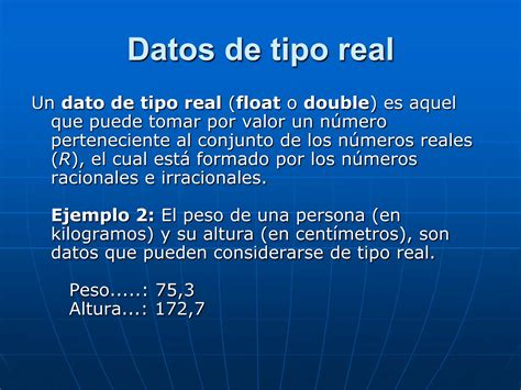 8 Tipos Variables Constantes Ppt