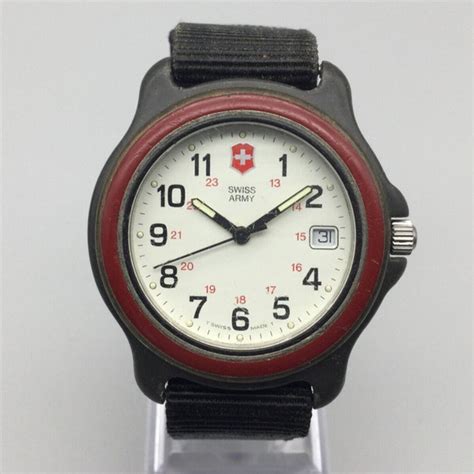 swiss military accessories vintage swiss army  unisex black