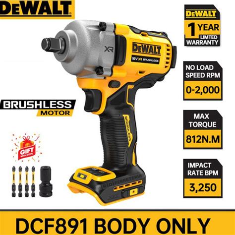 Jual Dewalt Dcf891B 12In MidRange Impact Wrench With Hog Ring Anvil