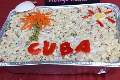 Cuban Macaroni Salad Food Macaroni Salad Birthday Party Crafts