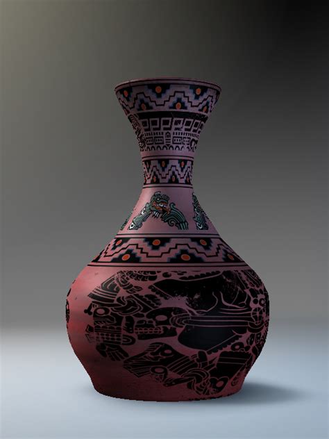 Aztec Based Vase by PotteryPlanner on DeviantArt