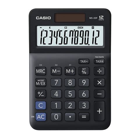 Calculatrice De Bureau Solaire CASIO MS 20F Chez Rentreediscount