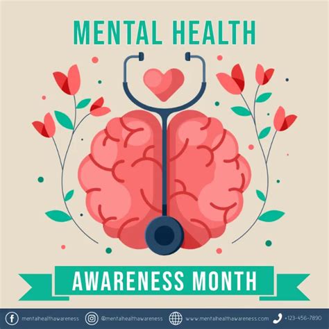 Mental Health Awareness Month Template Postermywall